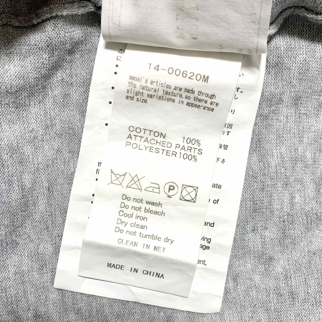 sacai(サカイ)のsacai 620／メンズ 胸ポケット 半袖ポロシャツ Mサイズ メンズのトップス(ポロシャツ)の商品写真
