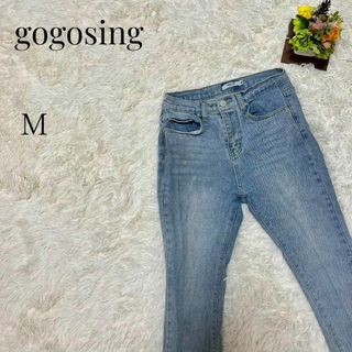 ゴゴシング(GOGOSING)の【大人気◎】gogosing スリムブーツカットハイウエストデニムパンツ M(デニム/ジーンズ)