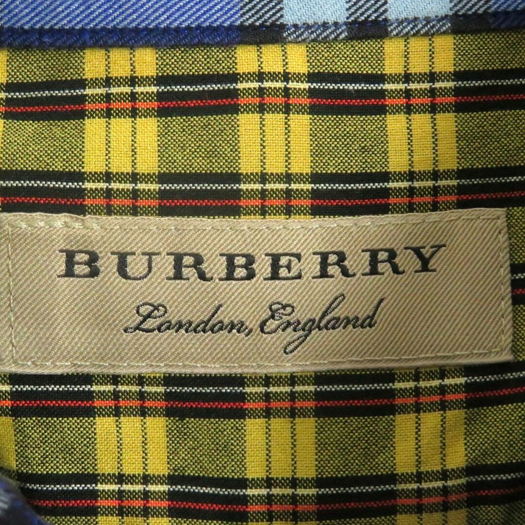 BURBERRY(バーバリー)の極美品□BURBERRY/バーバリー 8002553 クレイジーパターン タータンチェック/ノバチェック コットン 長袖シャツ マルチカラー L 正規品　t14-st30306-112 メンズのトップス(シャツ)の商品写真