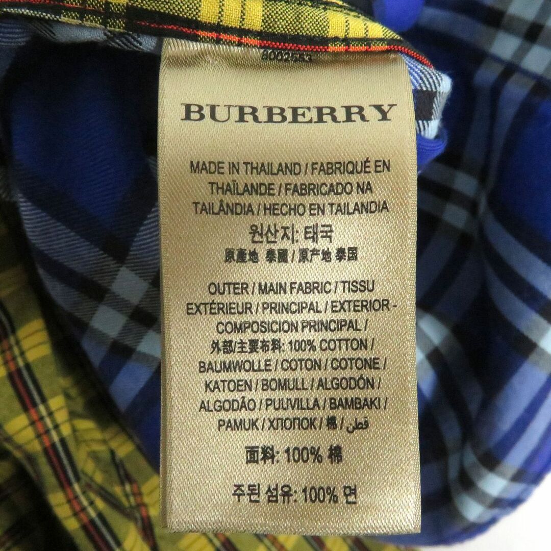 BURBERRY(バーバリー)の極美品□BURBERRY/バーバリー 8002553 クレイジーパターン タータンチェック/ノバチェック コットン 長袖シャツ マルチカラー L 正規品　t14-st30306-112 メンズのトップス(シャツ)の商品写真