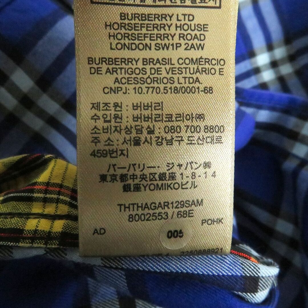 BURBERRY(バーバリー)の極美品□BURBERRY/バーバリー 8002553 クレイジーパターン タータンチェック/ノバチェック コットン 長袖シャツ マルチカラー L 正規品　t14-st30306-112 メンズのトップス(シャツ)の商品写真