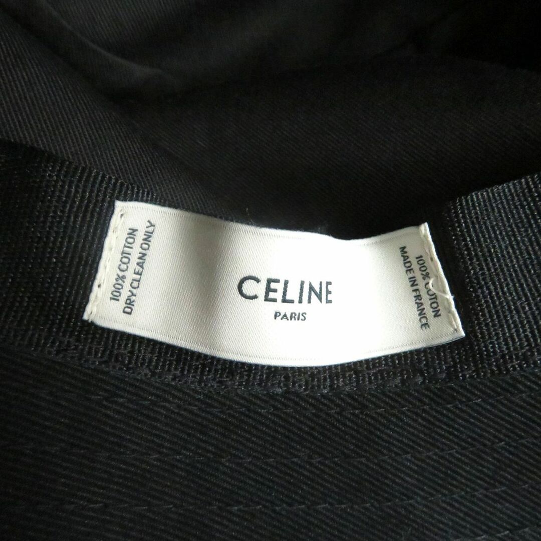 celine(セリーヌ)の美品□CELINE/セリーヌ　THE DANCING KID　ワッペン　コットン100％　バケットハット/帽子　ブラック　フランス製　メンズオススメ◎　t05-st30306-323 メンズの帽子(ハット)の商品写真