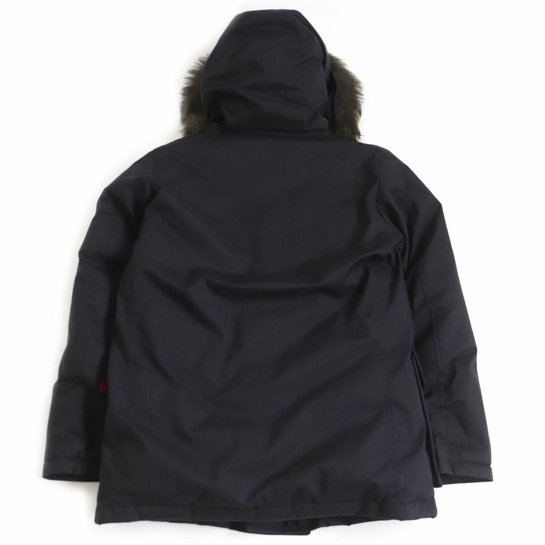 WOOLRICH(ウールリッチ)の未使用品□ウールリッチ トゥモローランド WOOU0384 WZIP ロゴボタン ファーフーデッド ダウンジャケット 黒 S～Mサイズ相当 細身 正規品　t15-st30227-264 メンズのジャケット/アウター(ダウンジャケット)の商品写真