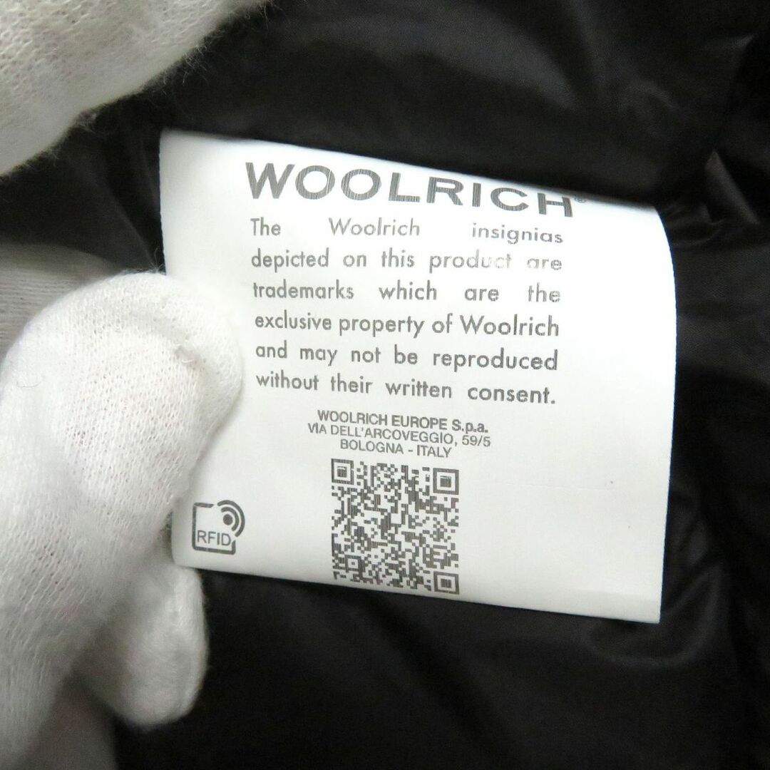 WOOLRICH(ウールリッチ)の未使用品□ウールリッチ トゥモローランド WOOU0384 WZIP ロゴボタン ファーフーデッド ダウンジャケット 黒 S～Mサイズ相当 細身 正規品　t15-st30227-264 メンズのジャケット/アウター(ダウンジャケット)の商品写真