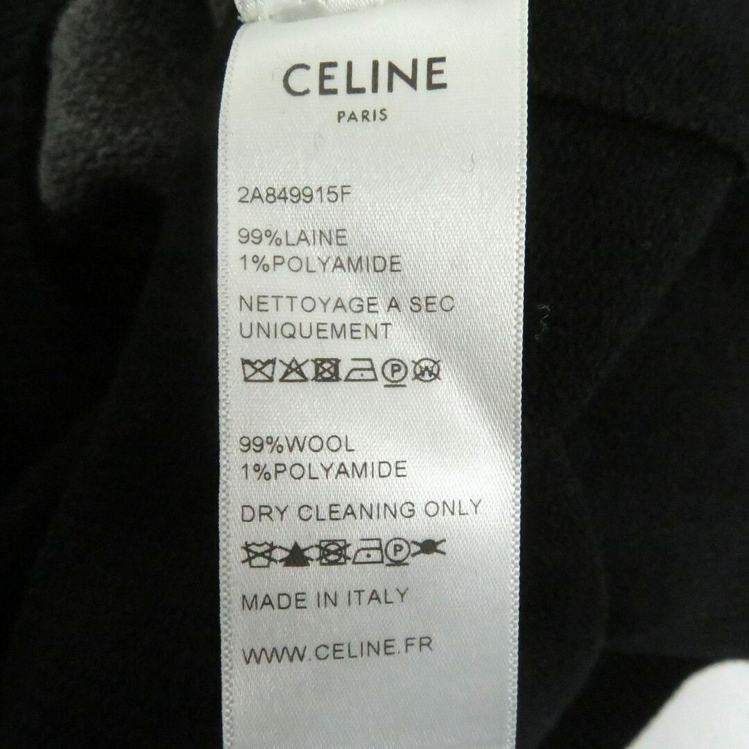 celine(セリーヌ)の未使用品□定価￥165,000 CELINE/セリーヌ 2A849915F アーガイル柄 Vネック ウール 長袖ニット/セーター 黒 S イタリア製 正規品 タグ付 メンズのトップス(ニット/セーター)の商品写真