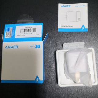 アンカー(Anker)のAnker Nano Charger (20W) 白(バッテリー/充電器)