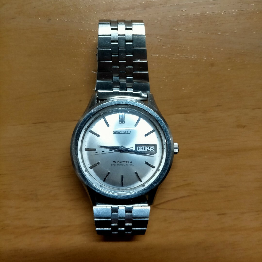 SEIKO(セイコー)の即決価格!!セイコービジネスAダイアショック30石自動巻き メンズの時計(腕時計(アナログ))の商品写真