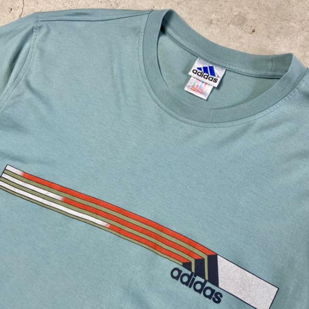 adidas(アディダス)の90年代 トルコ製 adidas アディダス パフォーマンスロゴ プリントTシャツ メンズXL メンズのトップス(Tシャツ/カットソー(半袖/袖なし))の商品写真