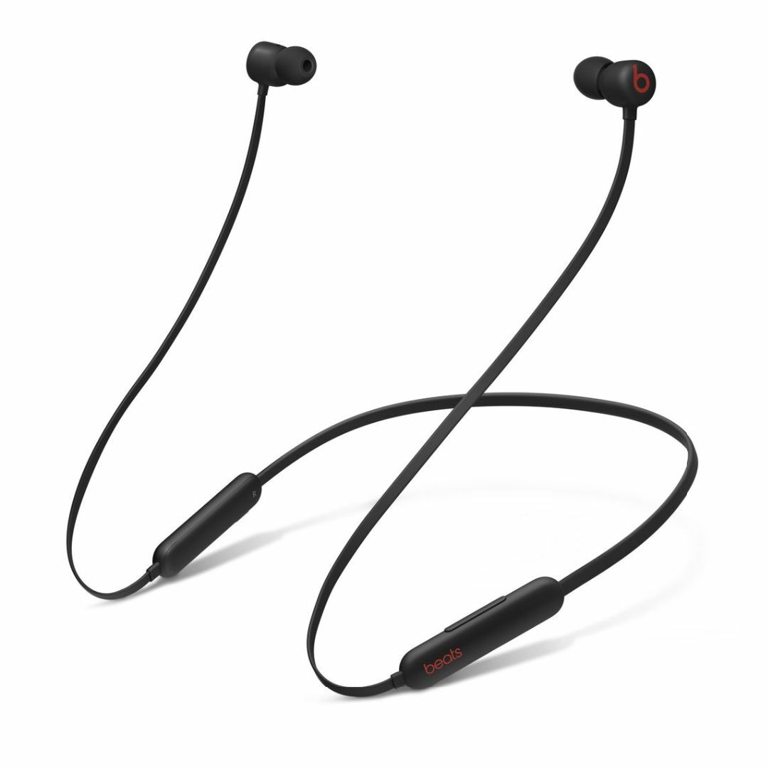 Beats(ビーツ)の★格安 ビーツフレックス ワイヤレスイヤホン beatsFlex 新品イヤピ付黒 スマホ/家電/カメラのオーディオ機器(ヘッドフォン/イヤフォン)の商品写真