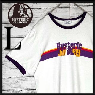 ヒステリックグラマー(HYSTERIC GLAMOUR)の【大人気デザイン】ヒステリックグラマー ヒスガール リンガーTシャツ 即完売品(Tシャツ/カットソー(半袖/袖なし))