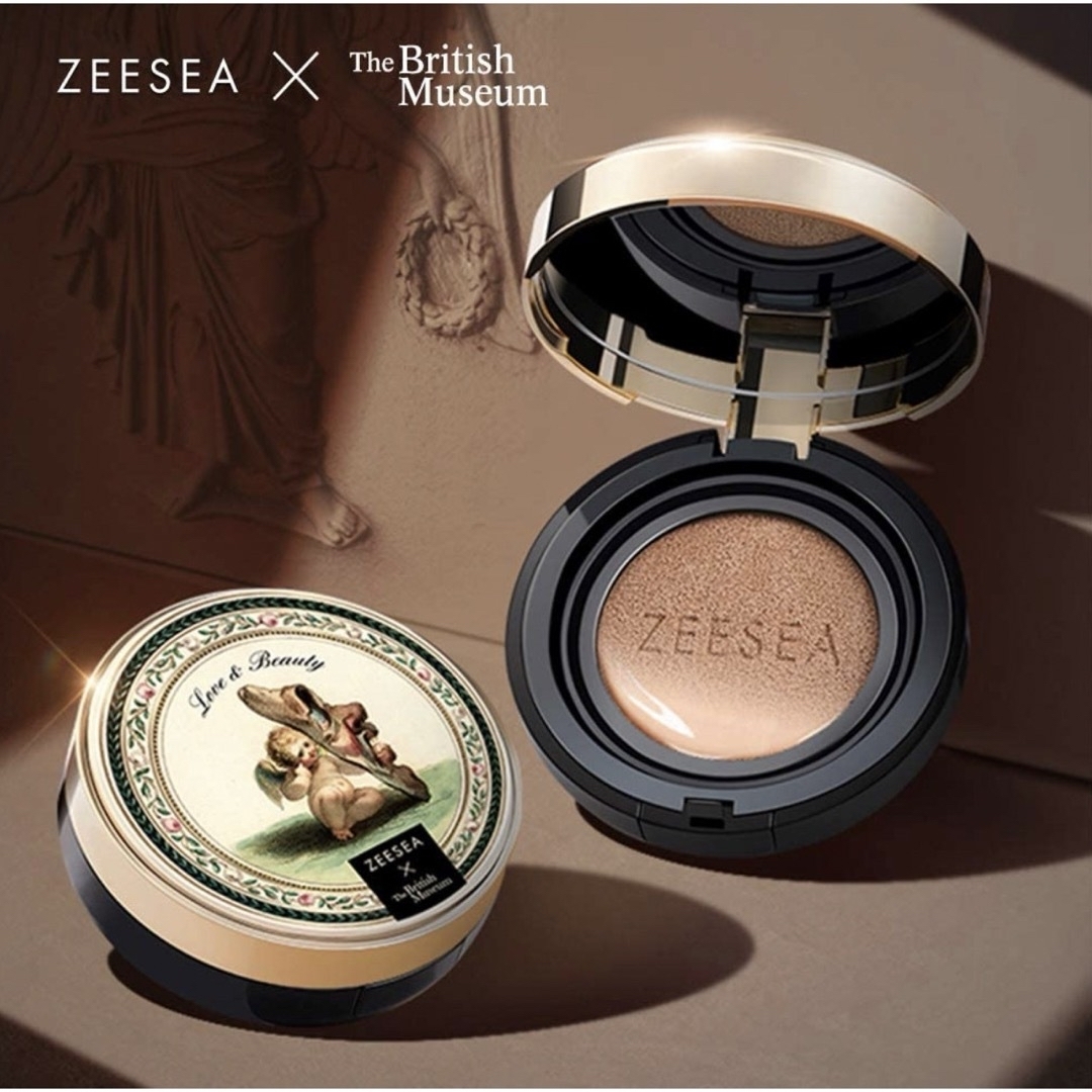 ZEESEA(ズーシー)のZeesea×大英博物館コラボの 「W01クッションBBファンデーション」 コスメ/美容のベースメイク/化粧品(フェイスパウダー)の商品写真