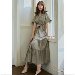 ハーリップトゥ(Her lip to)のHerlipto Day Dreaming Long Shirt Dress(ロングワンピース/マキシワンピース)