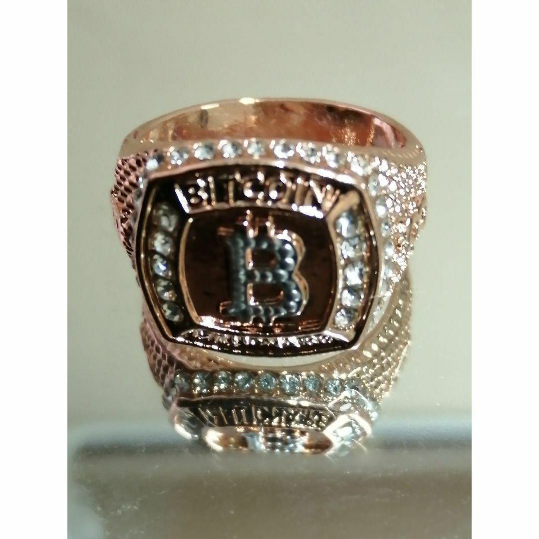 【R179】リング メンズ レディース ピンク アクセサリー B 指輪 17号 レディースのアクセサリー(リング(指輪))の商品写真
