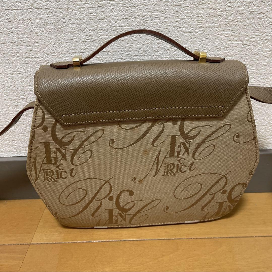NINA RICCI(ニナリッチ)のニナリッチ ショルダーバッグ 難あり ブラウン ベージュ系 レディースのバッグ(ショルダーバッグ)の商品写真