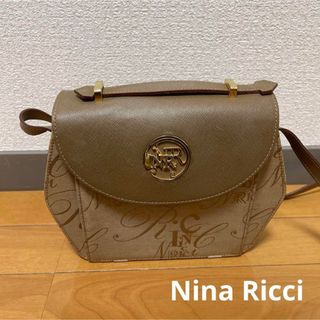 ニナリッチ(NINA RICCI)のニナリッチ ショルダーバッグ 難あり ブラウン ベージュ系(ショルダーバッグ)