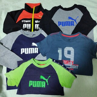プーマ(PUMA)のプーマ　130　赤②(Tシャツ/カットソー)