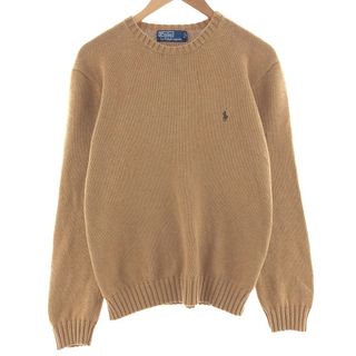 ラルフローレン(Ralph Lauren)の古着 ラルフローレン Ralph Lauren POLO by Ralph Lauren コットンニットセーター メンズL /eaa390406(ニット/セーター)