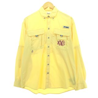 コロンビア(Columbia)の古着 コロンビア Columbia PFG ボタンダウン 長袖 フィッシングシャツ メンズS /eaa422412(シャツ)