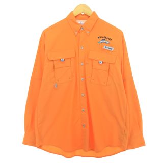 コロンビア(Columbia)の古着 コロンビア Columbia PFG ボタンダウン 長袖 フィッシングシャツ メンズS /eaa422415(シャツ)