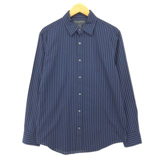 バナナリパブリック(Banana Republic)の古着 バナナリパブリック BANANA REPUBLIC 長袖 ストライプシャツ メンズM /eaa422130(シャツ)