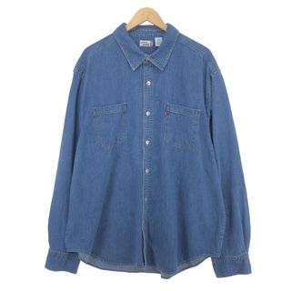 リーバイス(Levi's)の古着 リーバイス Levi's 長袖 デニムシャツ メンズXXL /eaa422421(シャツ)