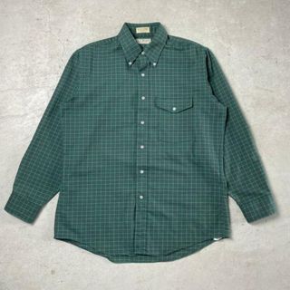 エルエルビーン(L.L.Bean)の80年代 USA製 L.L.Bean エルエルビーン 長袖 チェックシャツ メンズL相当(シャツ)