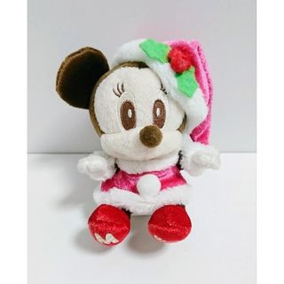 ミニーマウス(ミニーマウス)のDisney ディズニー サンタ ベビーミニー ミニーマウス ぬいぐるみ(ぬいぐるみ)