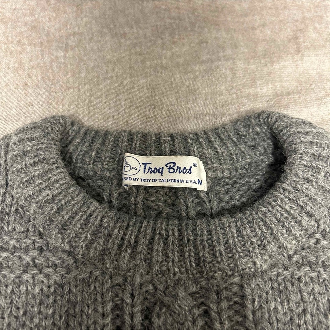 ニット Troy Bros vintage M メンズのトップス(ニット/セーター)の商品写真