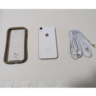 アイフォーン(iPhone)のiphoneXR　128GB　iFaceケース、充電器付き(スマートフォン本体)