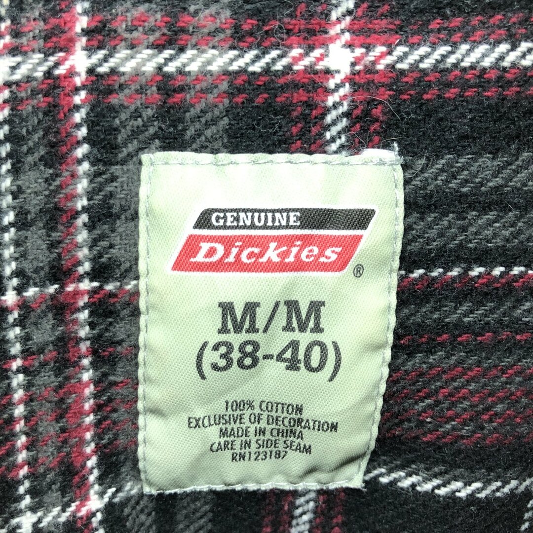 Dickies(ディッキーズ)の古着 ディッキーズ Dickies 長袖 ヘビーネルチェックシャツ メンズM /eaa421357 メンズのトップス(シャツ)の商品写真