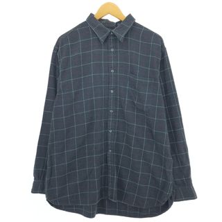 ギャップ(GAP)の古着 00年代 ギャップ GAP 長袖 フランネルチェックシャツ メンズXL /eaa421361(シャツ)