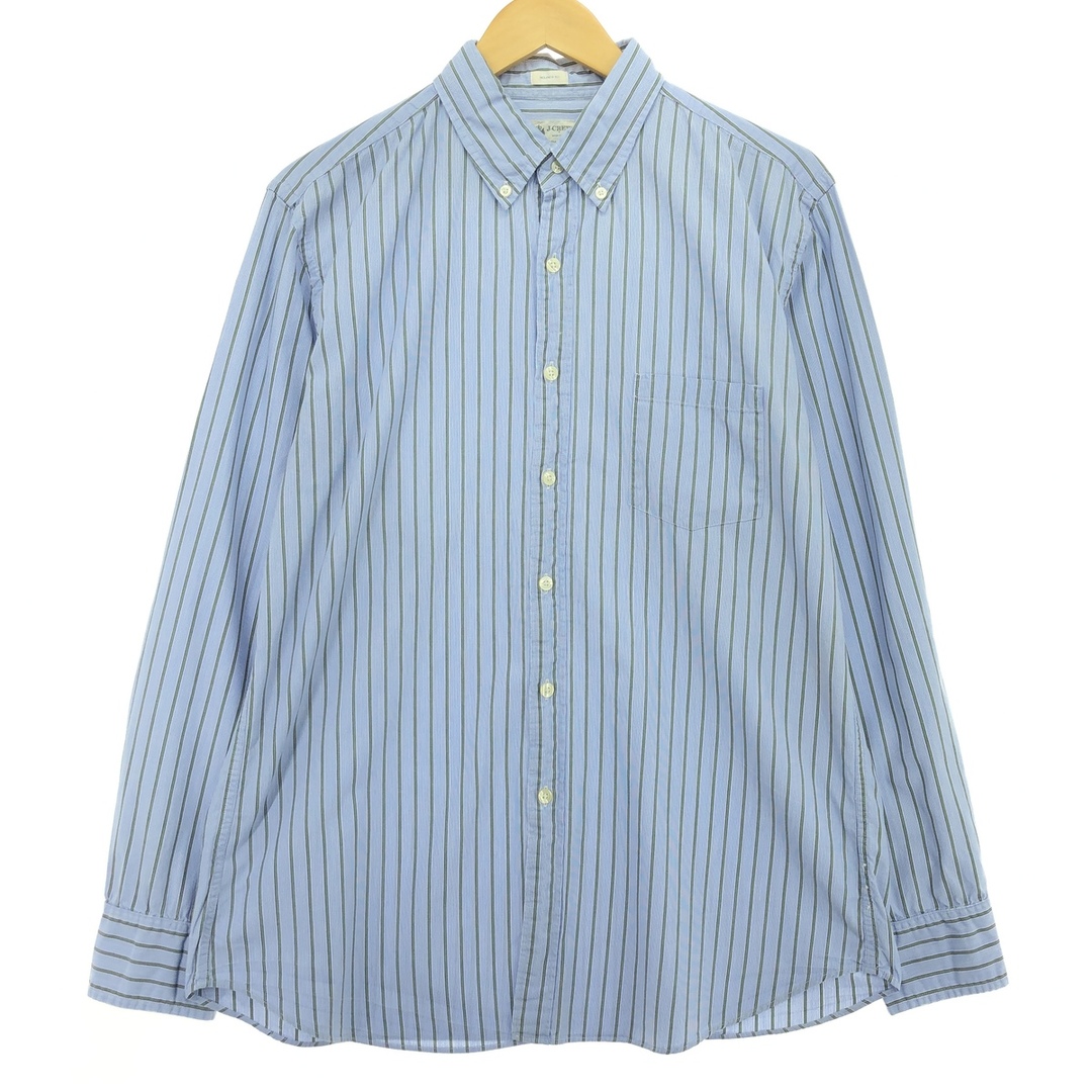 J.Crew(ジェイクルー)の古着 ジェイクルー J.Crew 長袖 ボタンダウンストライプシャツ メンズL /eaa421807 メンズのトップス(シャツ)の商品写真