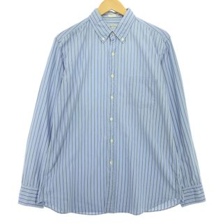 ジェイクルー(J.Crew)の古着 ジェイクルー J.Crew 長袖 ボタンダウンストライプシャツ メンズL /eaa421807(シャツ)