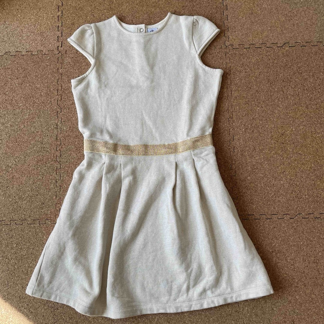 PETIT BATEAU(プチバトー)のPETIT BATEAU ラメワンピース152cm キッズ/ベビー/マタニティのキッズ服女の子用(90cm~)(ワンピース)の商品写真