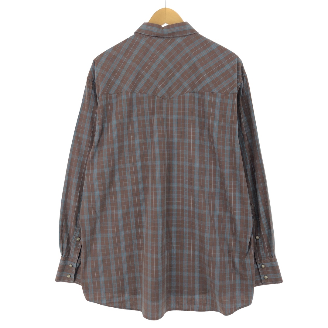 PENDLETON(ペンドルトン)の古着 00年代 ペンドルトン PENDLETON チェック柄 長袖 ウエスタンシャツ メンズXL /eaa422621 メンズのトップス(シャツ)の商品写真