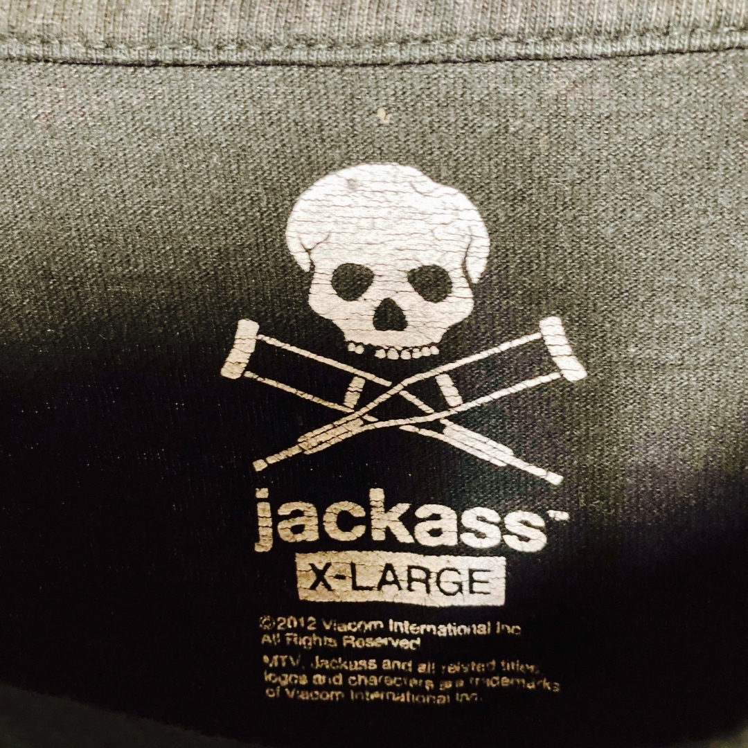 jackass(ジャッカス)のMTV Jackass Original Skull TEE/XL メンズのトップス(Tシャツ/カットソー(半袖/袖なし))の商品写真