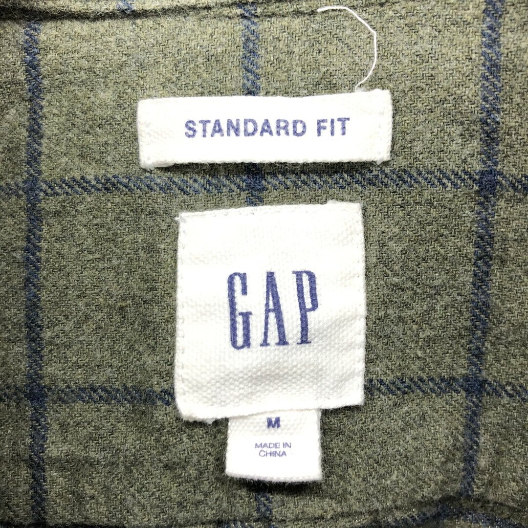 GAP(ギャップ)の古着 ギャップ GAP 長袖 フランネルチェックシャツ メンズM /eaa422722 メンズのトップス(シャツ)の商品写真