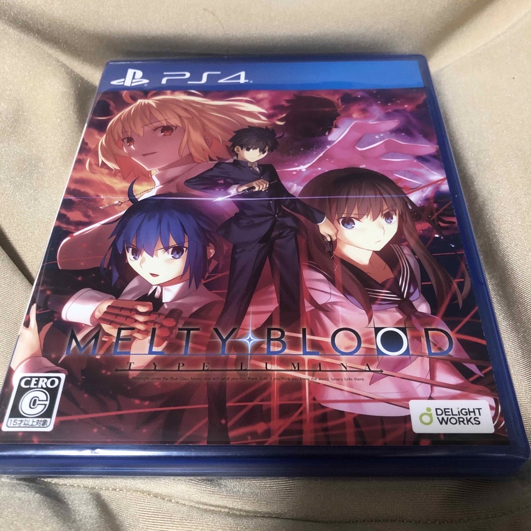 PlayStation4(プレイステーション4)のMELTY BLOOD： TYPE LUMINA（メルティブラッド：タイプルミナ エンタメ/ホビーのゲームソフト/ゲーム機本体(家庭用ゲームソフト)の商品写真