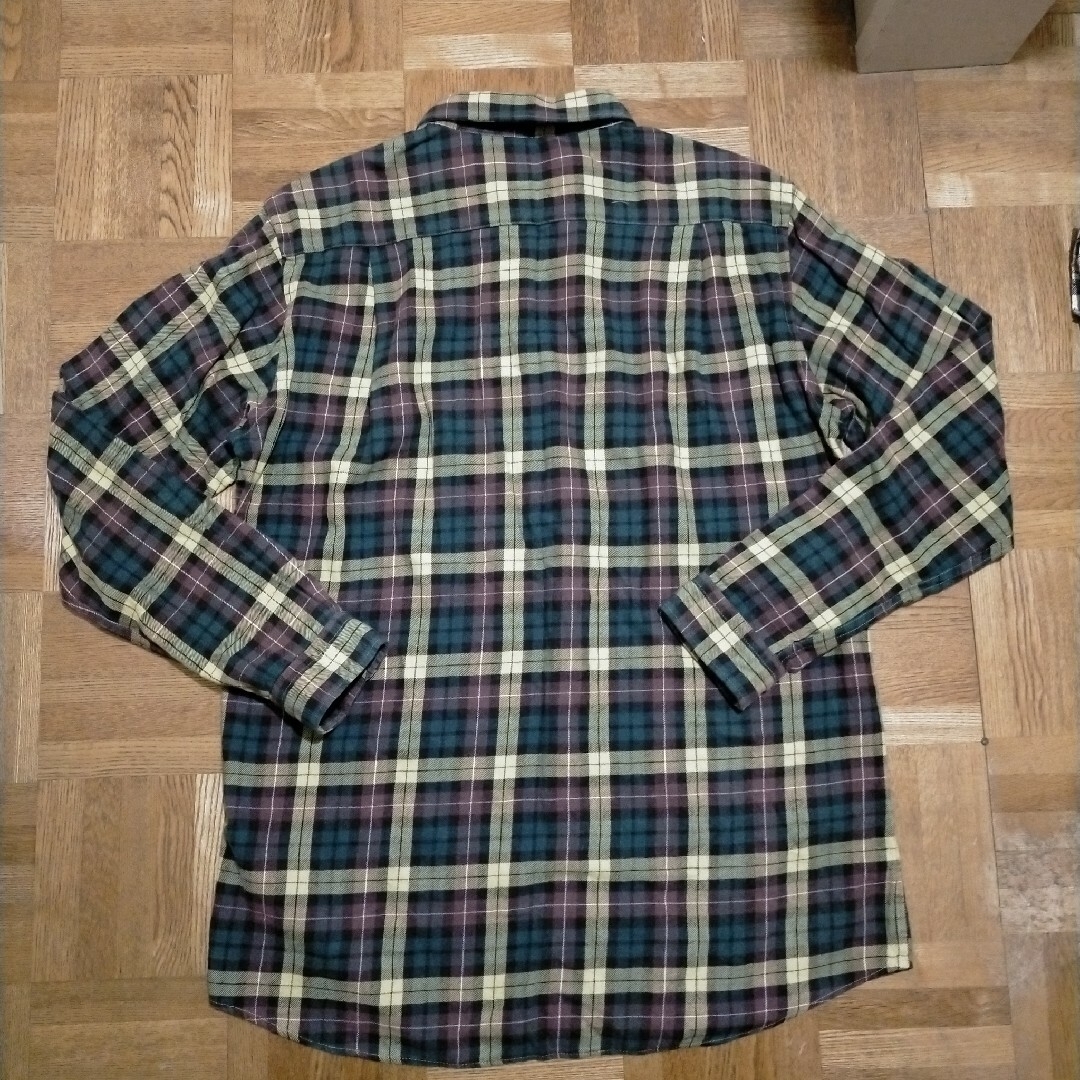 FLANNEL グリーン&イエローチェックシャツ メンズのトップス(シャツ)の商品写真