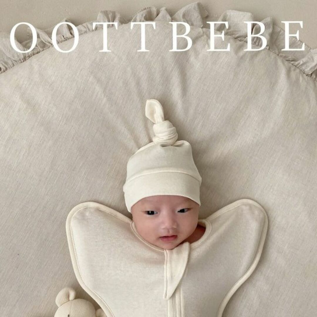 OOTTBBEBE ベビースワドル 韓国子供服 新生児 おくるみ 新品 スワドル キッズ/ベビー/マタニティのベビー服(~85cm)(ロンパース)の商品写真