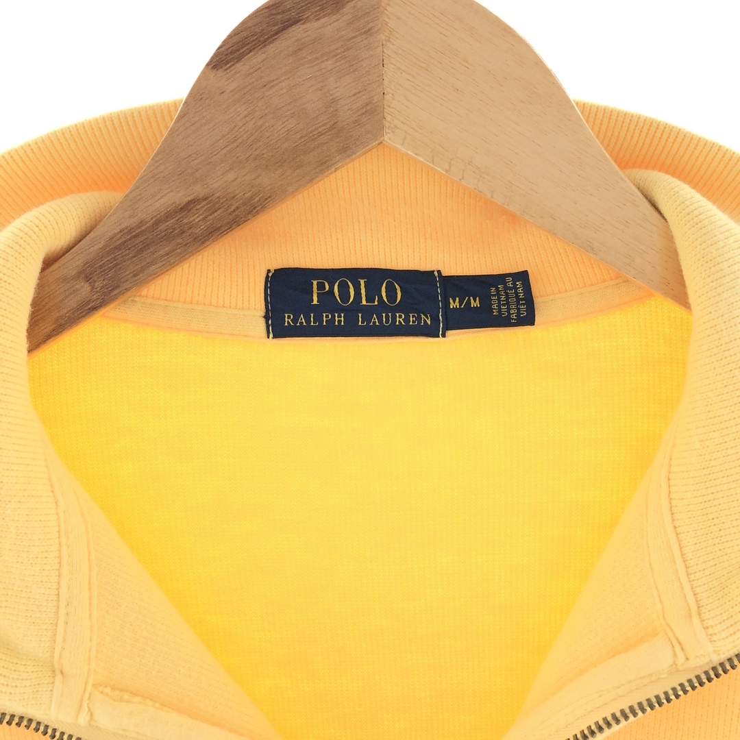 Ralph Lauren(ラルフローレン)の古着 ラルフローレン Ralph Lauren POLO RALPH LAUREN コットンニットハーフジップセーター メンズM /eaa390578 メンズのトップス(ニット/セーター)の商品写真