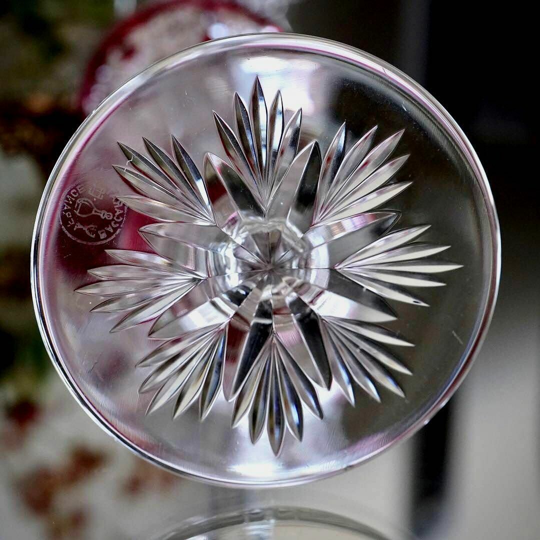 Baccarat - 極希少☆美品オールドバカラBACCARATラグニー☆金赤 Baccarat - 極希少☆美品オールドバカラBACCARATラグニー☆金赤