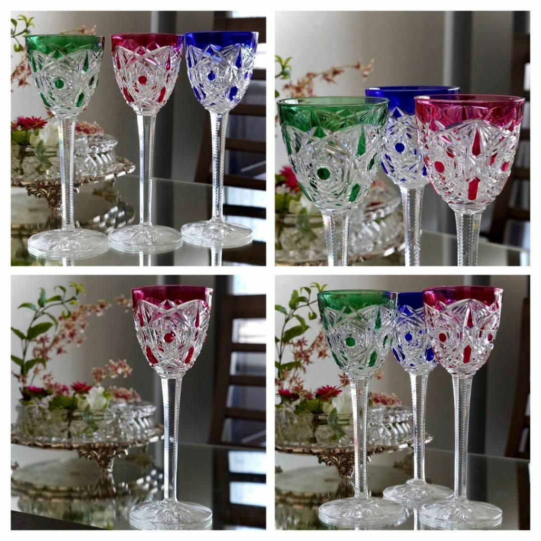 Baccarat - 極希少☆美品オールドバカラBACCARATラグニー☆金赤 Baccarat - 極希少☆美品オールドバカラBACCARATラグニー☆金赤
