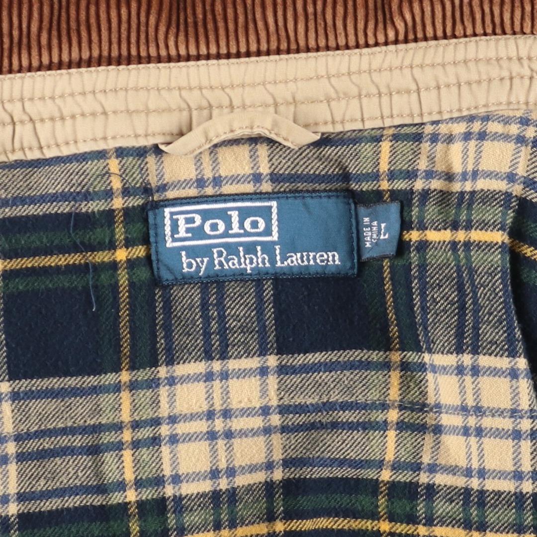 Ralph Lauren(ラルフローレン)の古着 ラルフローレン Ralph Lauren POLO by Ralph Lauren 中綿入り スイングトップ スポーツジャケット メンズL /eaa421274 メンズのジャケット/アウター(その他)の商品写真