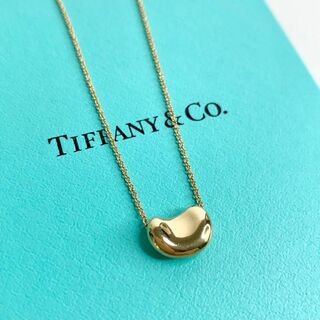 ティファニー(Tiffany & Co.)のTIFFANY&Co. ティファニー K18YG ビーンズ ネックレス ゴールド(ネックレス)