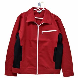 新品 PETICOOL ワークブルゾン 5L XXXXL レッド 長袖 作業着(ブルゾン)