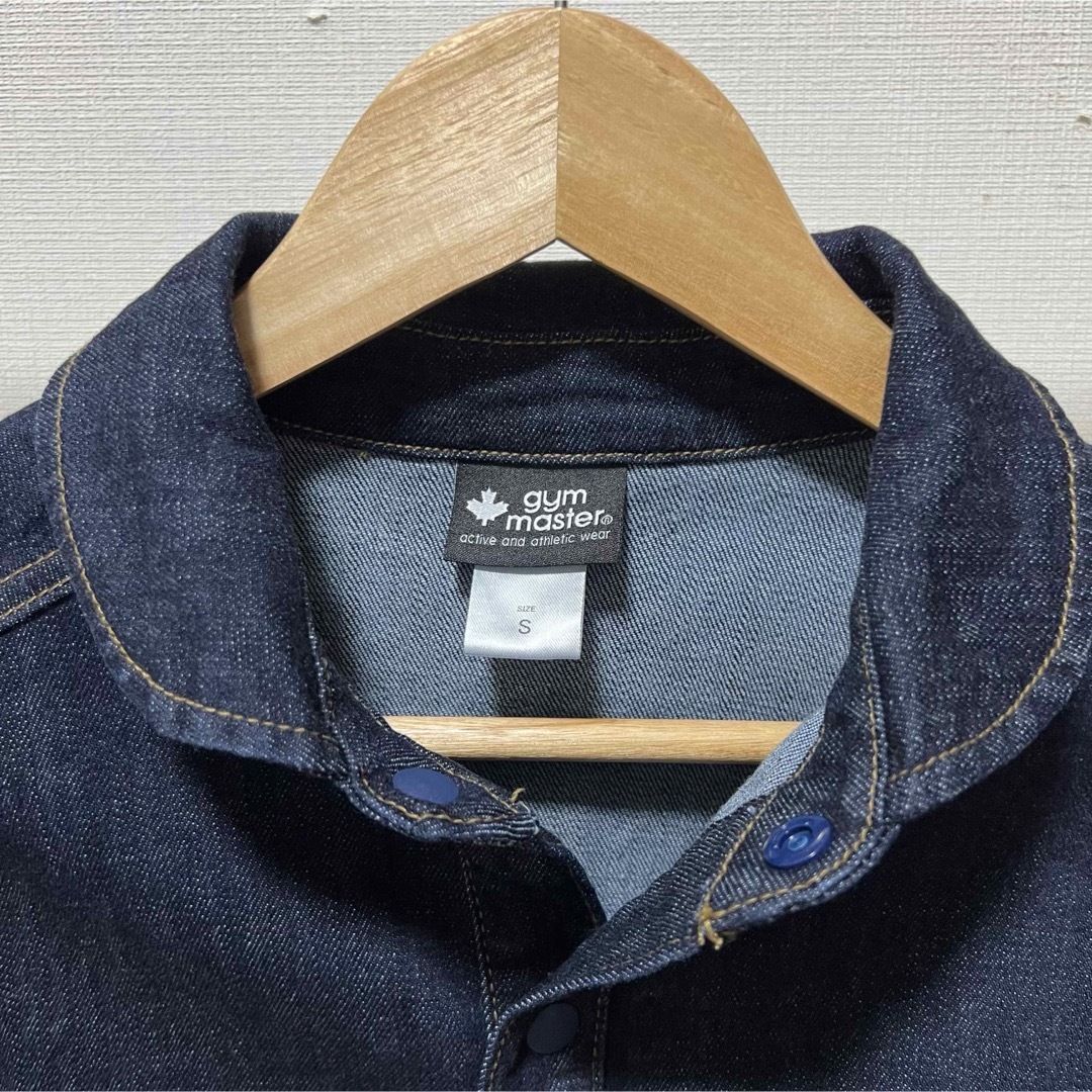 GYM MASTER(ジムマスター)のジムマスター 10ozストレッチデニムシャツジャケット Sサイズ メンズのジャケット/アウター(Gジャン/デニムジャケット)の商品写真