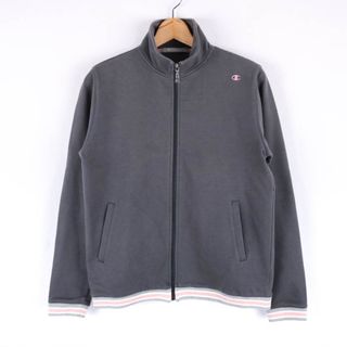 Champion - チャンピオン ブルゾン ジャケット ジャージ フルジップ スポーツウエア アウター レディース Lサイズ グレー Champion