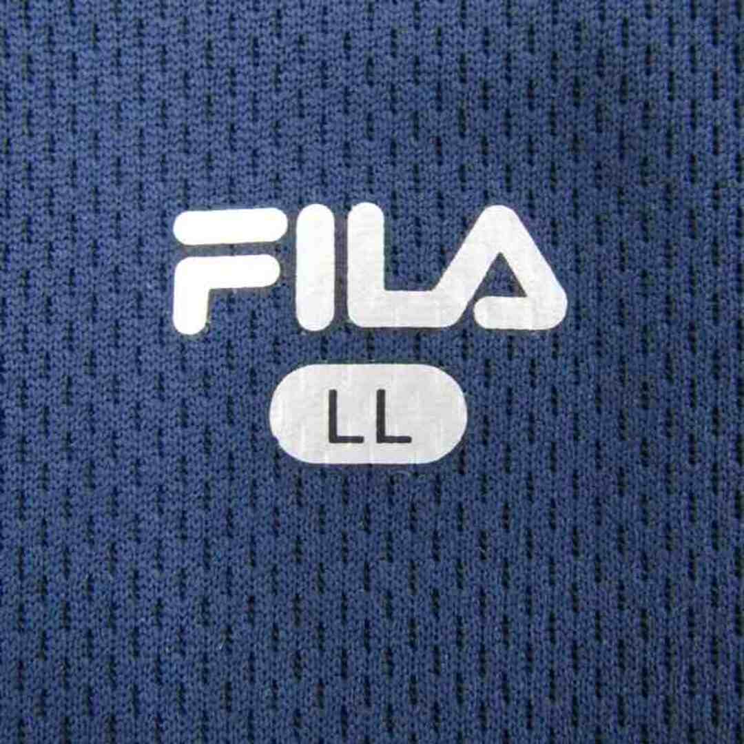 FILA(フィラ)のフィラ Ｔシャツ 半袖 大きいサイズ スポーツウエア トップス レディース XLサイズ ネイビー FILA レディースのトップス(Tシャツ(半袖/袖なし))の商品写真