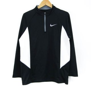 ナイキ(NIKE)のナイキ Ｔシャツ 長袖 ドライフィット スポーツウエア トップス 黒 メンズ Sサイズ ブラック NIKE(Tシャツ/カットソー(七分/長袖))